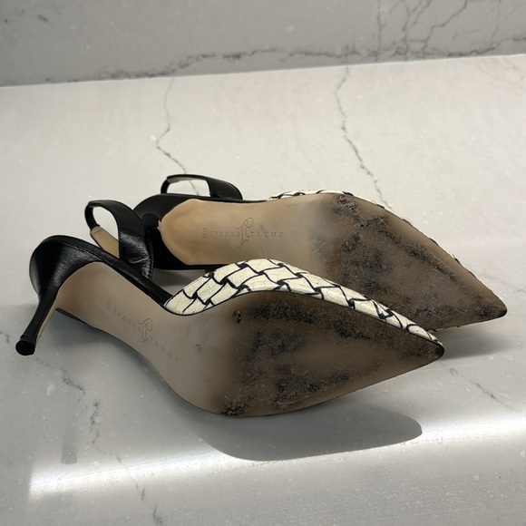 Ivanka Trump herringbone slingback pumps - Picture 6 of 9